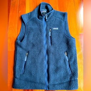 Patagonia Retro Pile Fleece Vest | Women’s Small | Navy Color